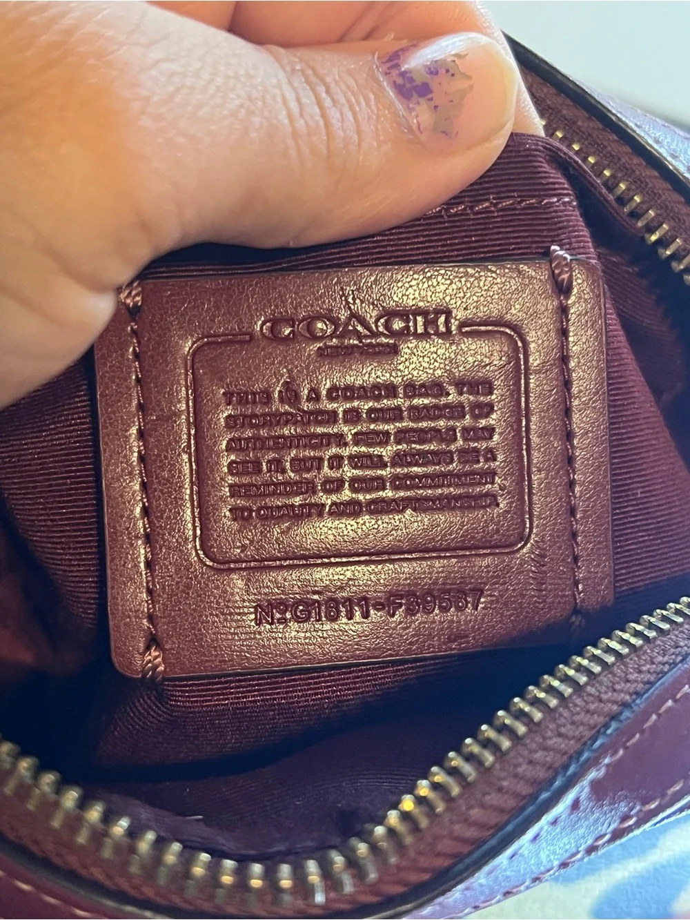 Coach pre owned